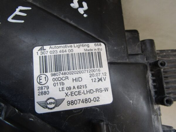 Koplamp MINI COUNTRYMAN R60 10-17 XENON NIET-DRAAIEND Rechts S1487/F153