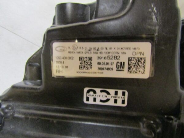 Koplamp OPEL INSIGNIA B FULL LED LUX 17-20 RH Rechts39165282 S1529/F232