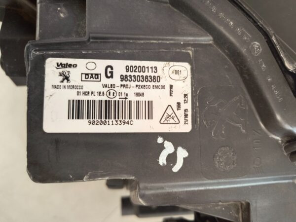 Koplamp PEUGEOT 208 II 2 2008 II 2 LED 19-23 Links LH 9833036380 Z2/4A