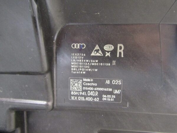 Koplamp AUDI Q6 E-TRON MATRIX 24- Rechts 85H.941.040.R S1454/K3/2C