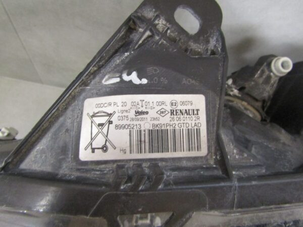 Koplamp RENAULT LAGUNA III 3 Facelift 13-15 XENON Draaiend LH Links 260601102R S1500/B145