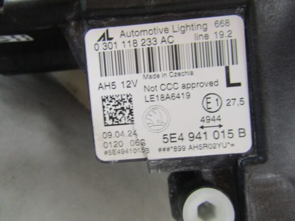 Koplamp SKODA OCTAVIA IV Volledig LED 19-24 LH Links 5E4941015B S1469/A66