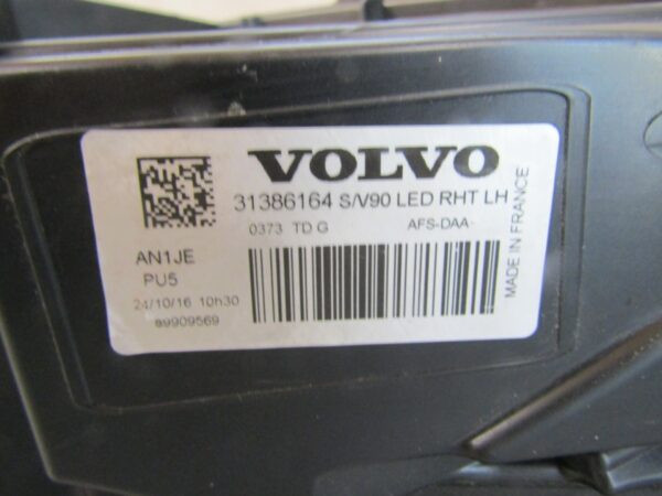 Koplamp VOLVO V90 S90 VOLLEDIG LED ACTIEF LH Links 16- 31386164 A1581/F124
