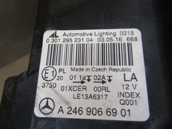 Koplamp Mercedes B-klasse W246 Full LED Performance LINKS 14-18 A2469066901 A1554/5K/16A