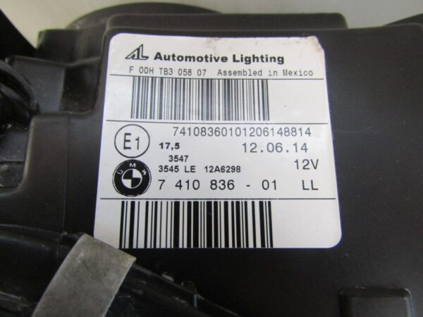 Koplamp BMW X3 F25 Facelift LCI XENON DRAAIEND 14-17 RH Rechts 7410836 Q1339/B101