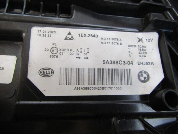 Koplamp BMW 5 G30 G31 Facelift LCI FULL LED 20-24 LH Links 5A388C3 Q1395/K3 1D
