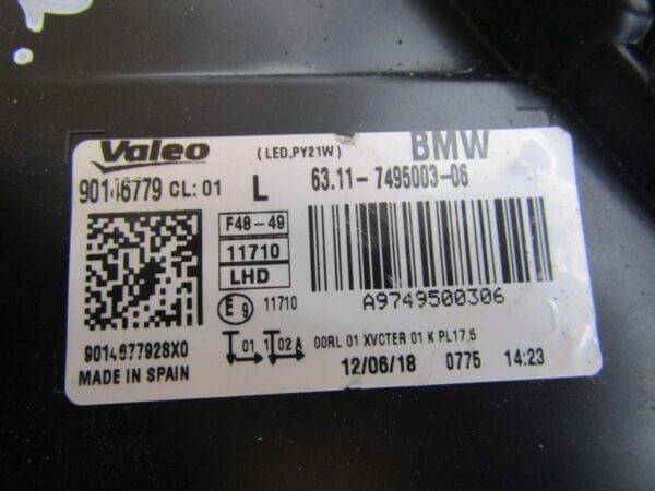 KOPLAMP BMW X1 F48 LED- 15-19 LH LINKS 7495003 Q1301/K5 3A