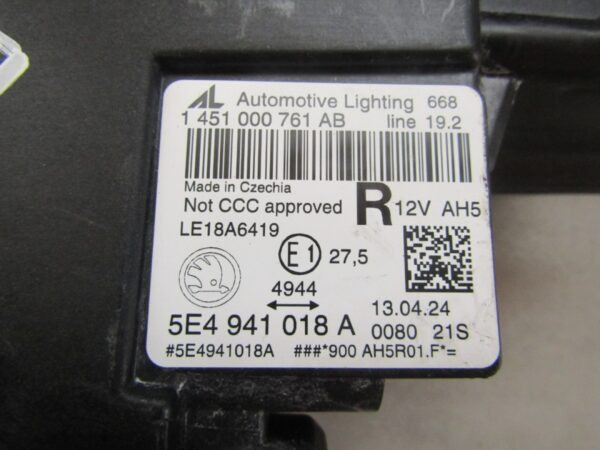 Koplamp Skoda Octavia 4 IV FULL LED 19-24 RH RECHTS 5E4941018A Q1311/C211