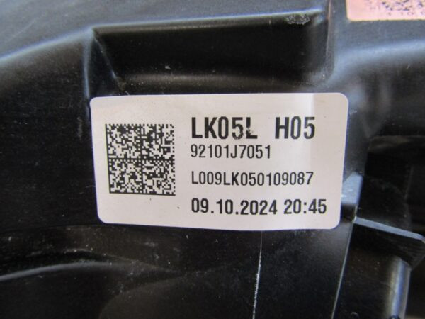 Koplamp Kia Ceed 3 III Facelift NORMALE LENS ZWART 21- RH 92101J7051 Q1387/K3 1E