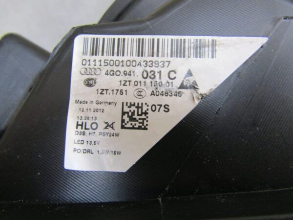 Koplamp Audi A6 C7 XENON 10-14 Links LH 4G0941031C Z36/4K/7C