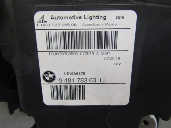 Koplamp BMW X5 G05 X6 G06 FULL LED 18-23 LH LINKS 9481783 Q1300/K4 9G