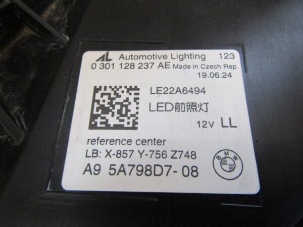 Koplamp BMW 5 G60 G61 FULL LED 23- LH Links 5A798D7 Q1385/K3 1C