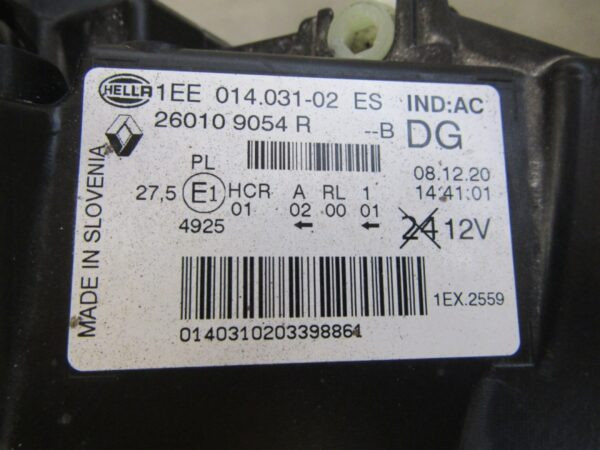 Koplamp Renault Trafic 3 III LED 19-21 RH Rechts 260109054R Q1376/K5 1C