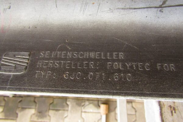 Zijskirt Seat Ibiza Cupra ST 6J0 08- Rechts Dorpellijst 6j0071610 Dorpel P8461