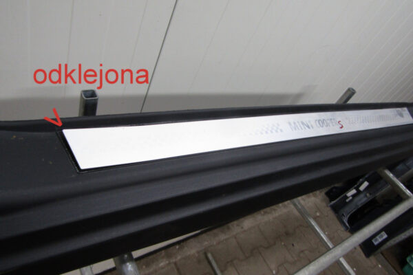 Zijskirt Links Dorpellijst Mini Cooper S R56 R57 06-13 Dorpelbekleding 114129-10 Dorpel P13421