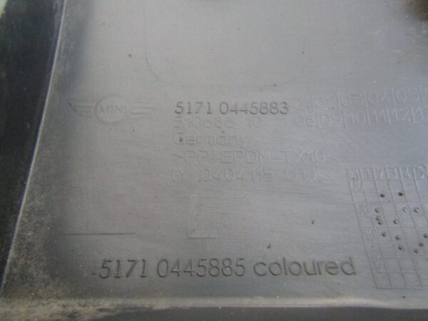 Zijskirt Links dorpellijst Mini Cooper One R56 R57 06-13 JCW 51710445883 Dorpel P13797