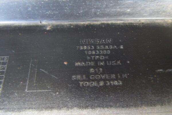 Zijskirt Dorpellijst Links Nissan Leaf II ZE1 17- 768535sa0a6 Dorpel P12336