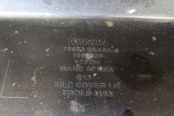 Zijskirt Dorpellijst Links Nissan Leaf II ZE1 17- 768535sa0a6 Dorpel P12339