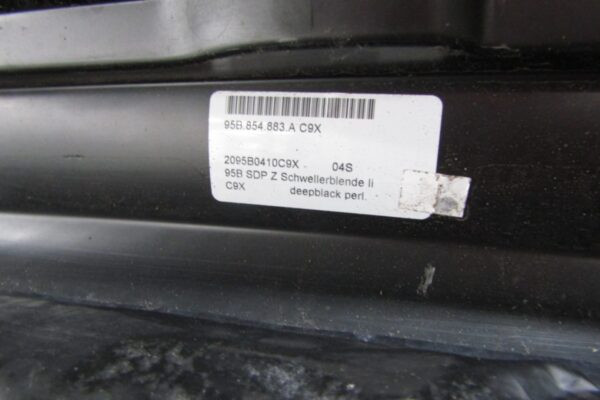 Zijskirt Links Dorpellijst PORSCHE MACAN 13- GTS 95b854883 Dorpel P13431
