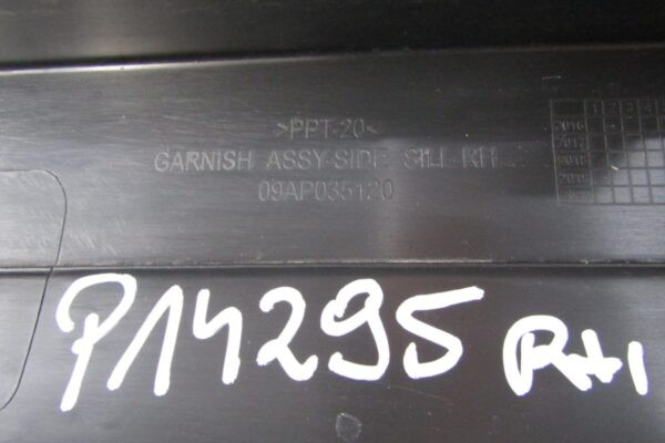 Zijskirt Dorpellijst Rechts Ssangyong Tivoli Dorpelbekleding 15- SPORT 09ap035120 Dorpel P14295