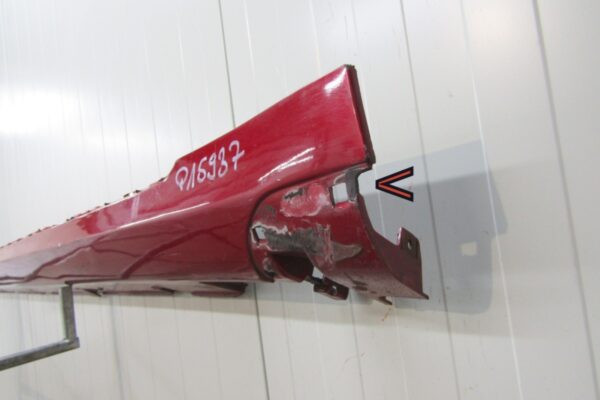 Zijskirt Links Dorpellijst Tesla S chroom Facelift 16- 6005874-00-J Dorpel P15937