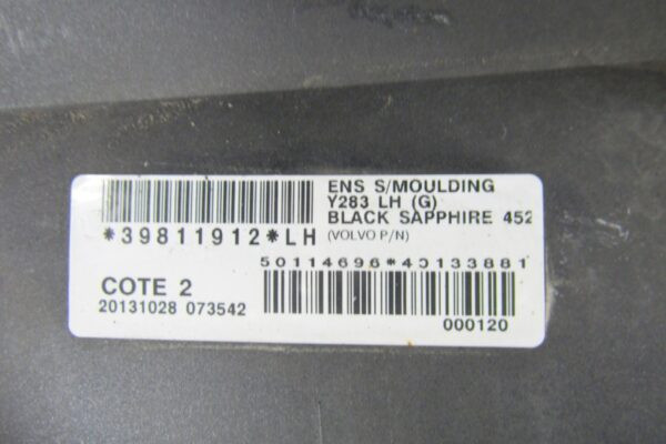 Zijskirt Dorpellijst Links Volvo S60 II V60 10-18 313333004 39811924 Dorpel P15376