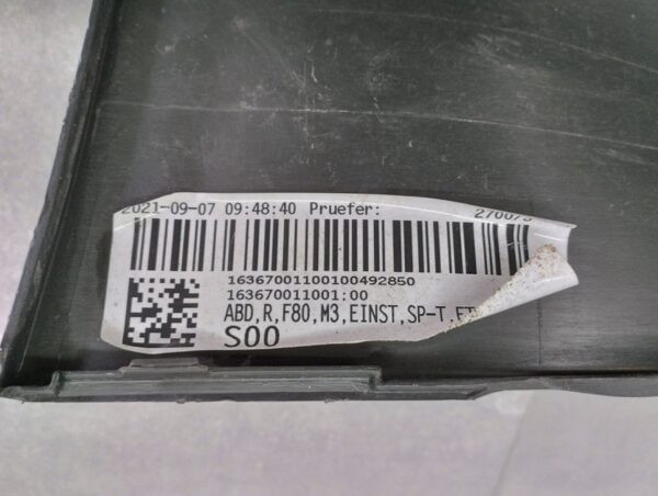 Zijskirt Dorpellijst Rechts BMW F80 M3 M-Power Afdekking 51778055988 Dorpel P16293