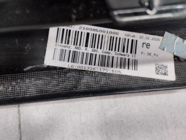 Zijskirt Dorpellijst Rechts BMW G80 M3 20 M-3 51778084408 Dorpel P16325