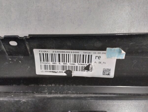 Zijskirt Dorpellijst Rechts BMW G80 M3 20 M-3 51778084408 Dorpel P16329