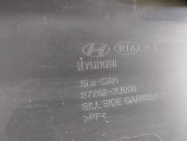 Zijskirt Dorpellijst Rechts Kia Sportage 3 III 10-15 Dorpelbekleding 877523u000 Dorpel P16384