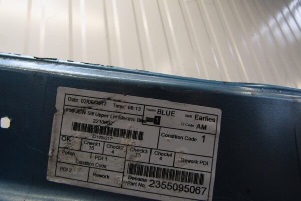 Zijskirt Dorpellijst Links Mini Cooper 3 F55 JCW 13- 5D 114129-10 7381033 Dorpel P12669A