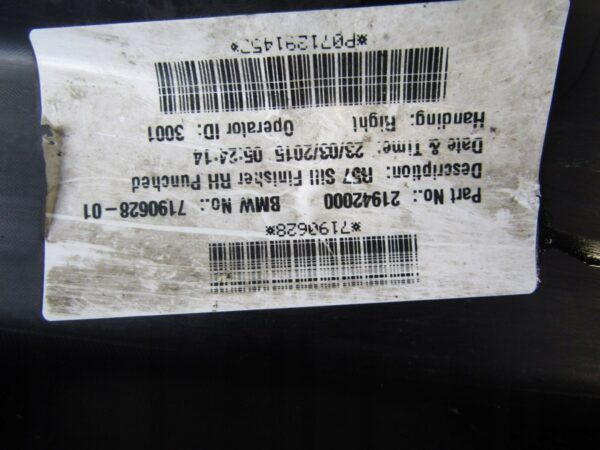 Zijskirt Dorpellijst Rechts Mini Cooper S R56 57 06- 8541789347 Dorpel P2580