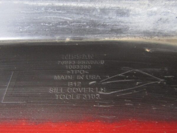Zijskirt Dorpellijst Links Nissan Leaf II ZE1 17- 768535sa0a6 Dorpel P9152