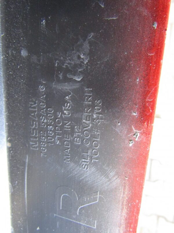 Zijskirt Dorpellijst rechts Nissan Leaf II ZE1 17- 76852-5SA0A-6 Dorpel P9880