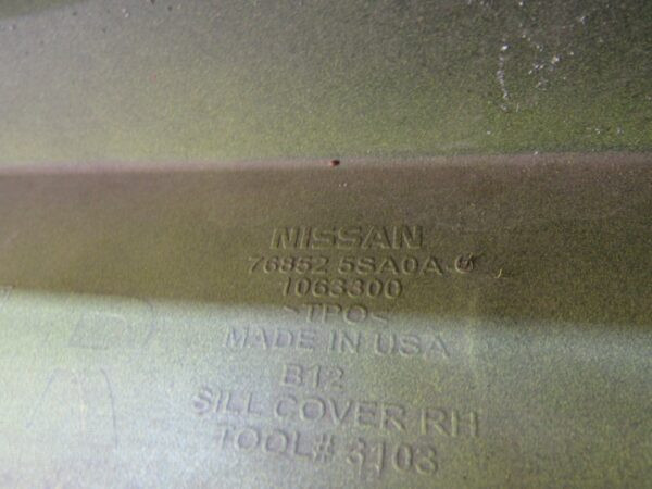 Zijskirt Dorpellijst Rechts Nissan Leaf II ZE1 17- 76852 -5sa0a Dorpel P12887