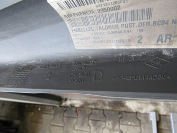 Zijskirt Dorpellijst Rechts Renault Megane II GT 3D 5D 06 10679507554 Dorpel P7562