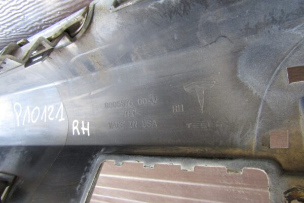 Zijskirt Rechts Dorpellijst Tesla S chroom Facelift 16- 6005875-00-J Dorpel P10121