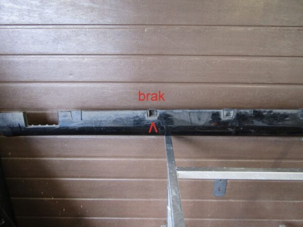 Zijskirt Rechts Dorpellijst Tesla S chroom Facelift 16- 6005875-00-J Dorpel P12181