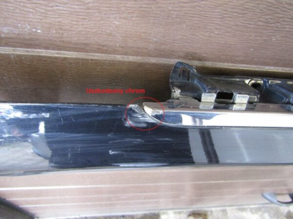 Zijskirt Rechts Dorpellijst Tesla S chroom Facelift 16- 10559299445 Dorpel P7345