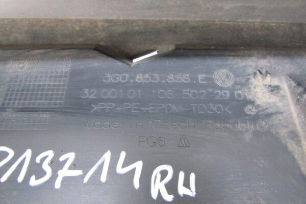 Zijskirt Rechts Dorpellijst VW Passat B8 3G0 R-Line RLine 14- Stationwagen Sedan 3G0853858 Dorpel P13714