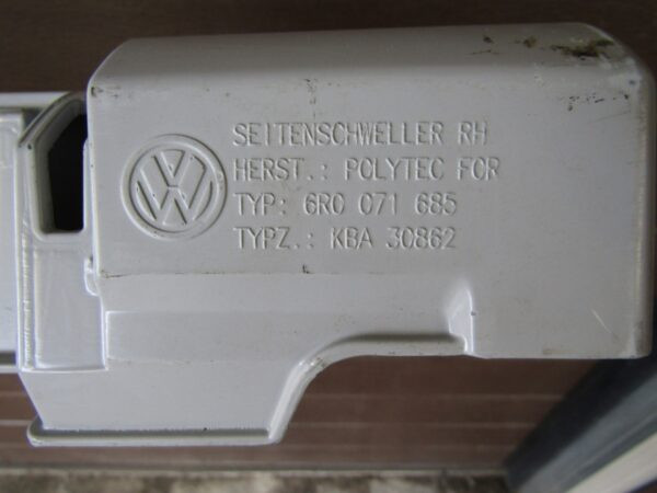 Zijskirt Dorpellijst Rechts VW Polo Sport GTI 6R0 09- 6r0071685 Dorpel P9366
