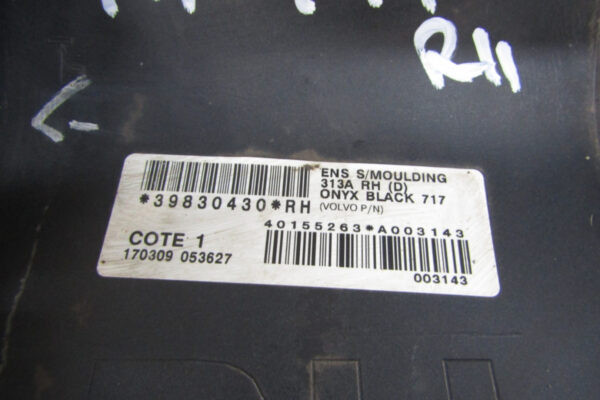 Zijskirt Dorpellijst Rechts Volvo XC60 XC-60 Facelift 13-17 Y313 39830428 Dorpel P14411