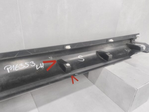 Zijskirt Links Dorpellijst Volvo XC60 08-13 Dorpelbekleding Overlay 31294848 Dorpel P16353