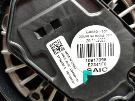 KOELERPAKKET AIR CONDITIONING WATER COOLER SET, PAS FAN MG5 MG 5 MG4 MG 4 5