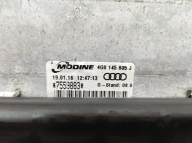 INTERCOOLERS AUDI A6 A7 C7 4G 3.0TDI BITURBO 313KM 320KM 326KM 4G0145805J