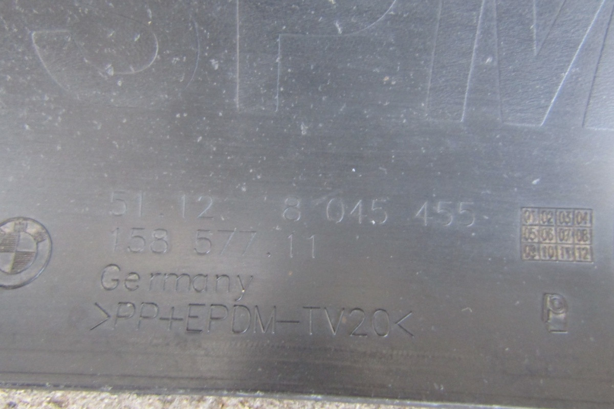 Spoiler Achterdiffusorlip BMW 1 E82 E88 M-pakket Mpakket 51128045455 Q6025