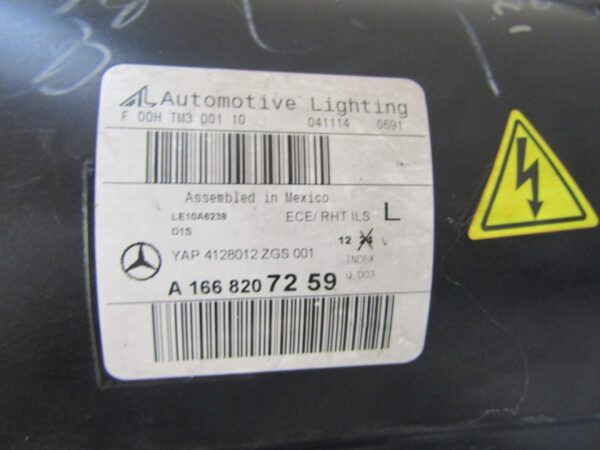 Koplamp MERCEDES ML W166 XENON ILS Links LH 11-15 A1668207259 Z55/K3/4A