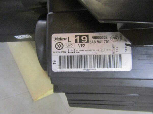 Koplamp VOLKSWAGEN PASSAT B7 XENON DRAAI + LED 10-14 LH Links 3AB941751 S1628/K3/7E