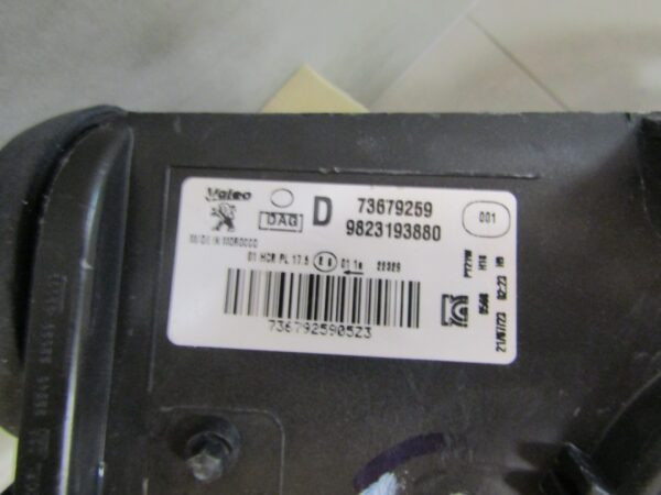Koplamp PEUGEOT 208 II 2 2008 II 2 Standaard 19-23 Rechts 9823193880  S1596/K3/5E