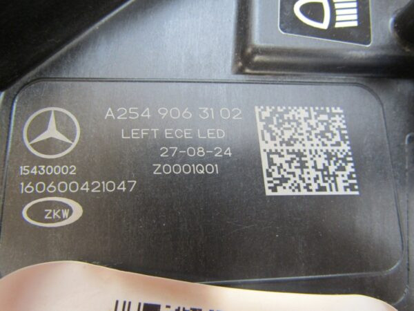Koplamp MERCEDES GLC 2 W254 Volledig LED Digitaal 22- Links LH A2549063102 Z42/K3/1A